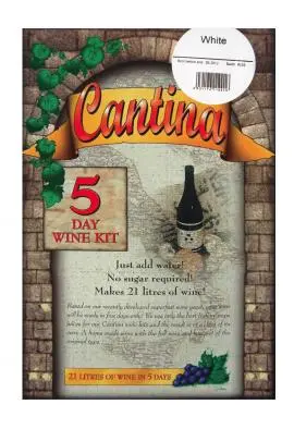 Cantina 5-day wine kits for home winemaking